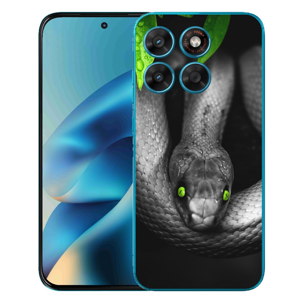 mmCase gél tok a Motorola Moto G87/G77/G67 készülékekhez – kígyó