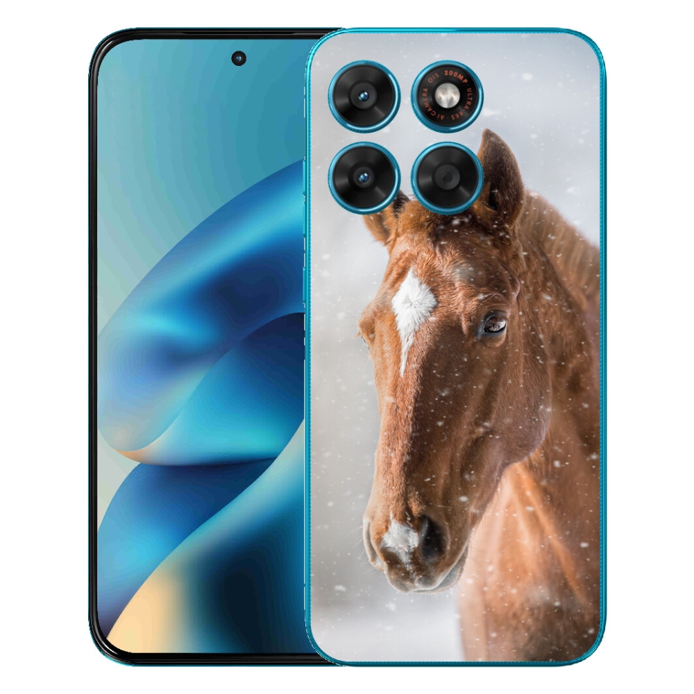 mmCase gélhuzat a Motorola Moto G87/G77/G67 készülékekhez – barna ló 2