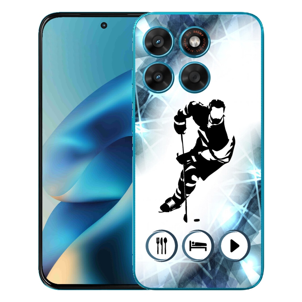mmCase gél tok a Motorola Moto G87/G77/G67 készülékekhez – jégkorong 1