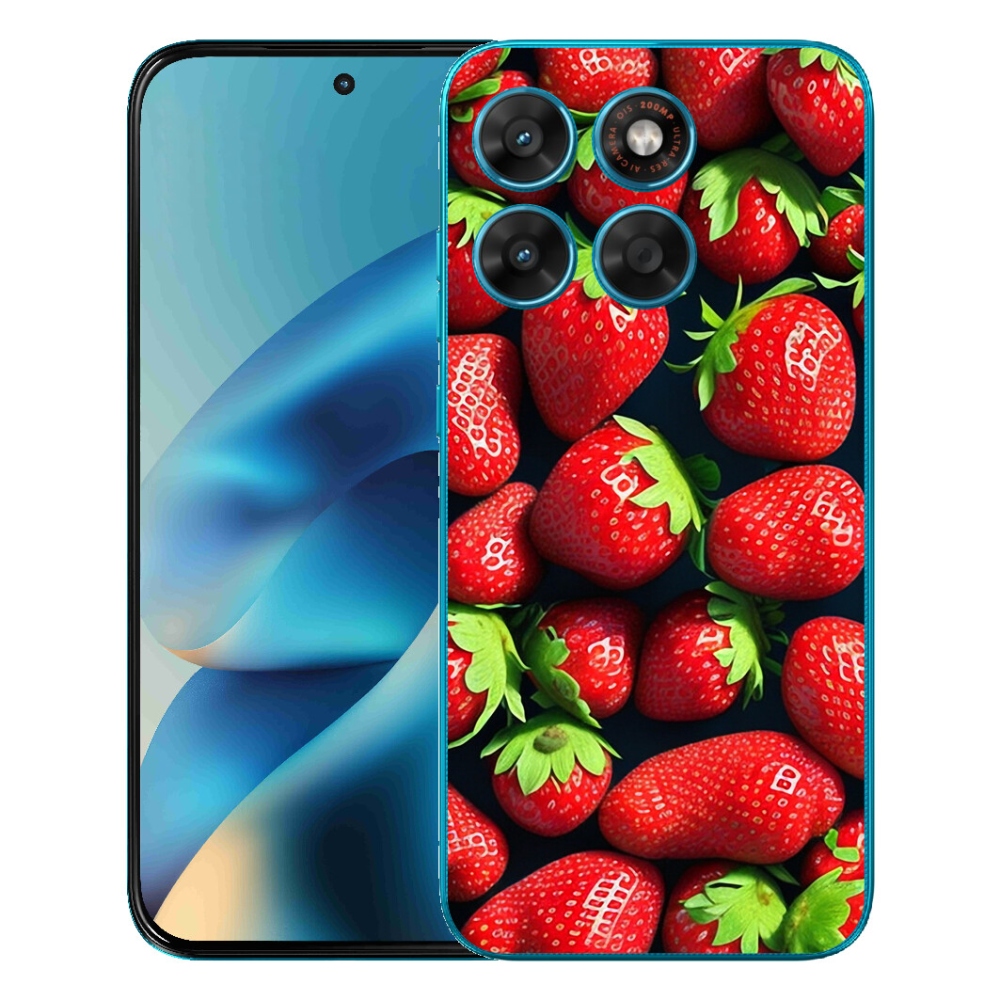 mmCase gél tok a Motorola Moto G87/G77/G67 készülékekhez – eper