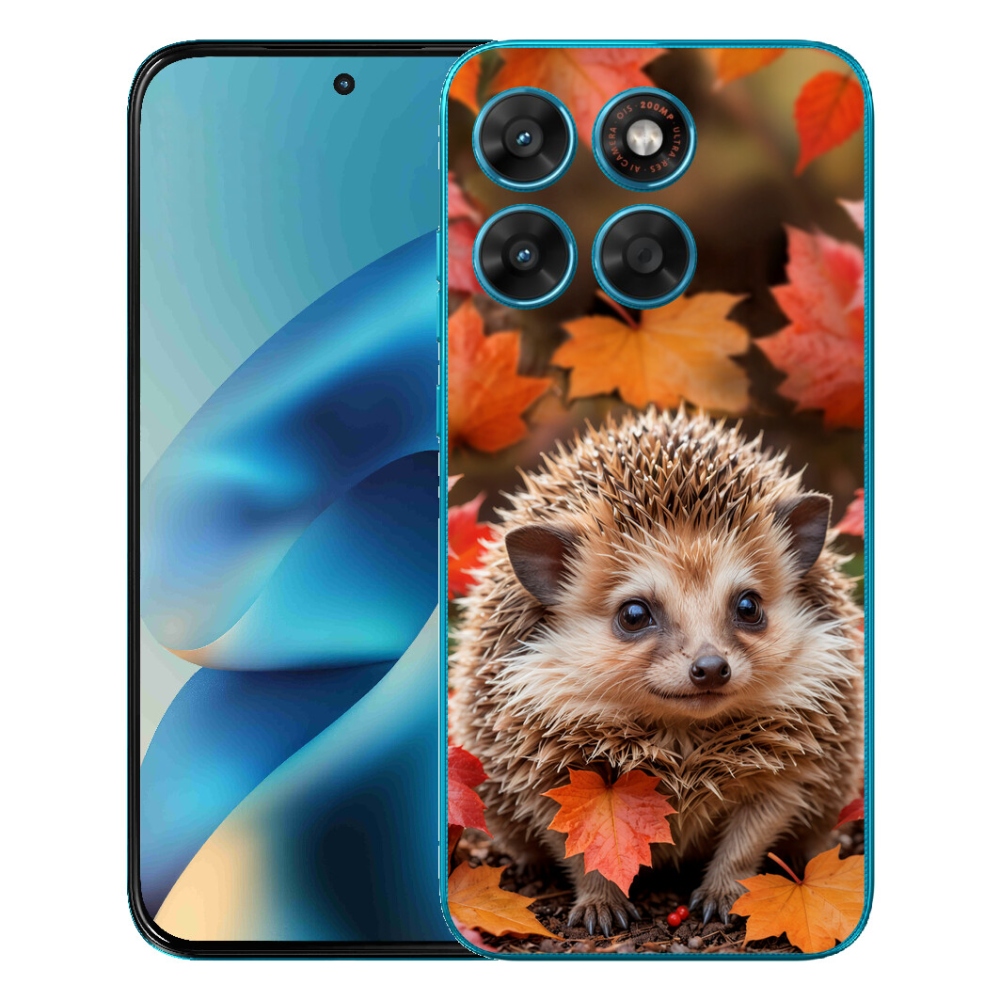mmCase géltok a Motorola Moto G87/G77/G67 készülékekhez – sün a levelek között