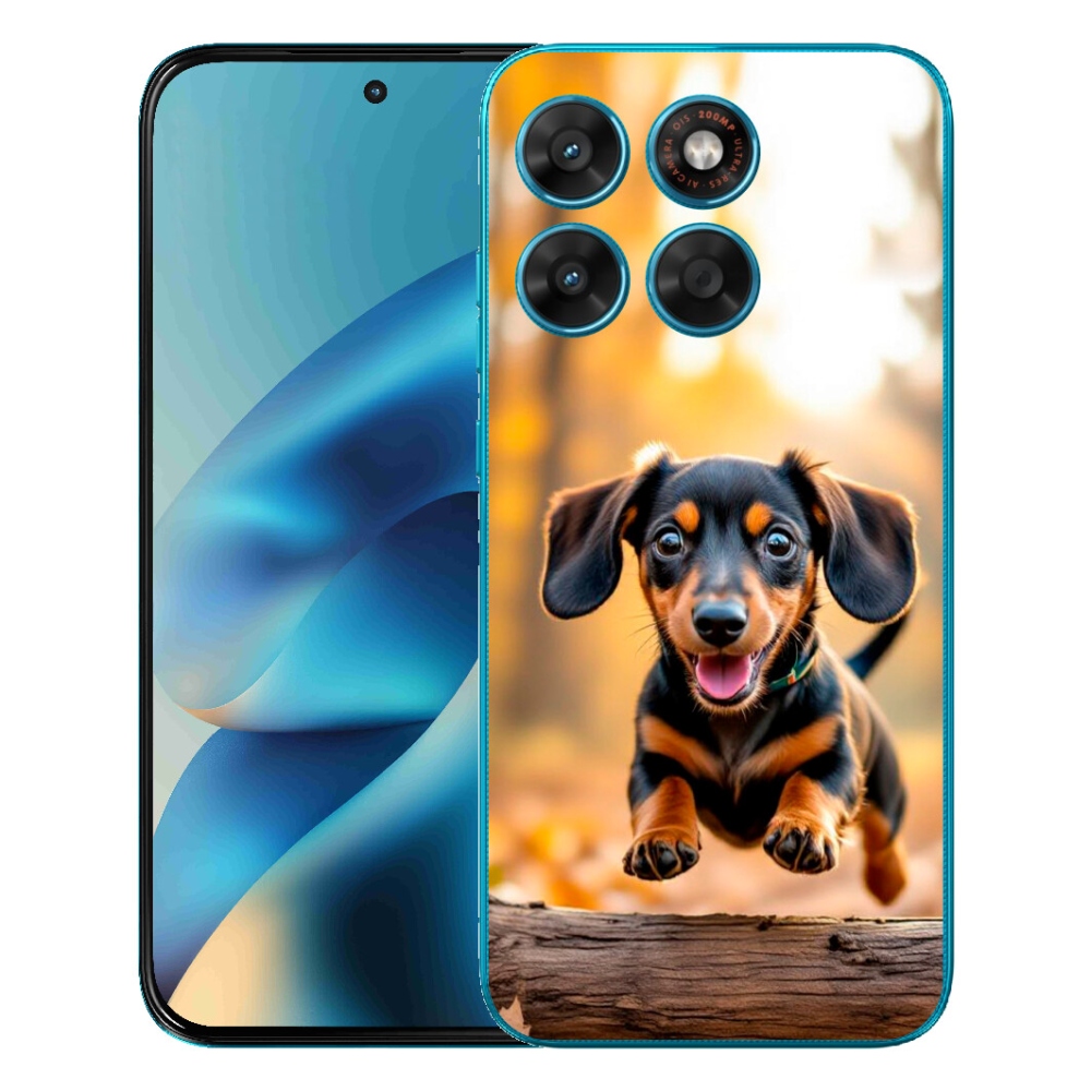 mmCase gél tok a Motorola Moto G87/G77/G67 készülékekhez – dachshund 2