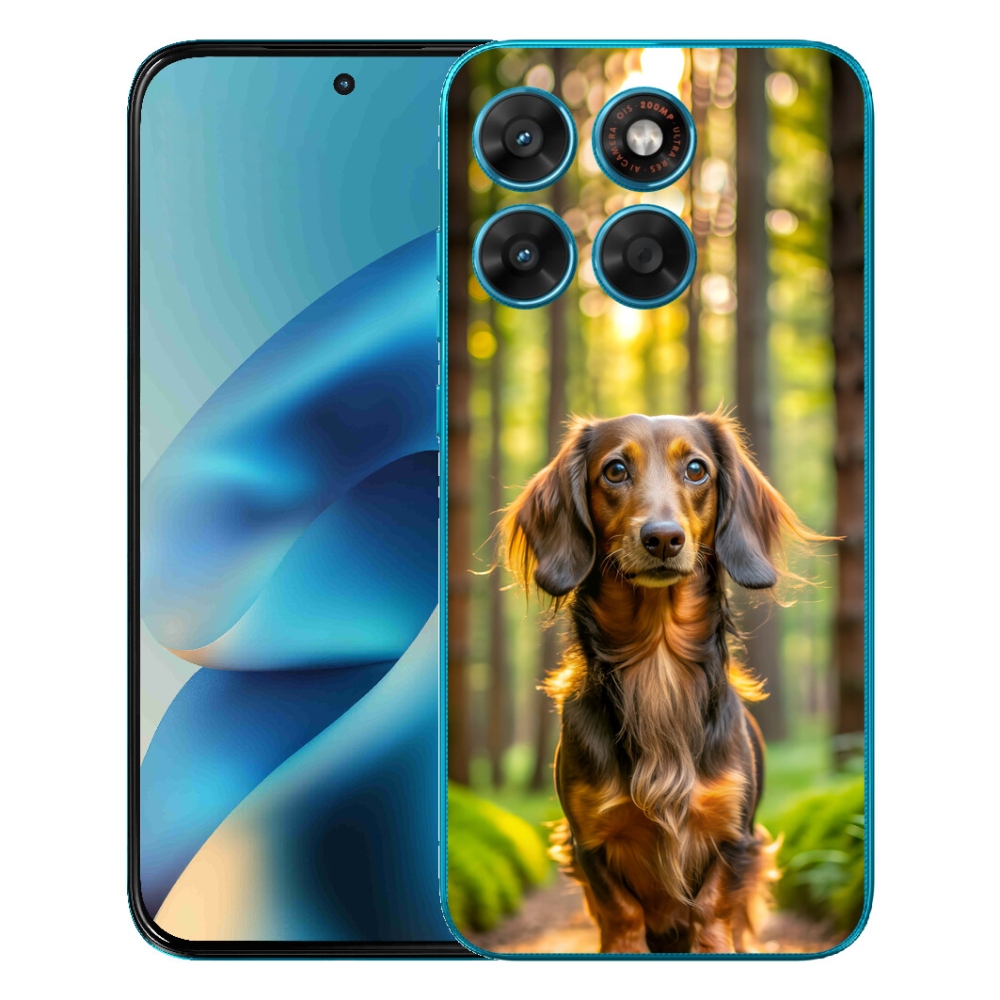 mmCase gél tok a Motorola Moto G87/G77/G67 készülékekhez – dachshund 4