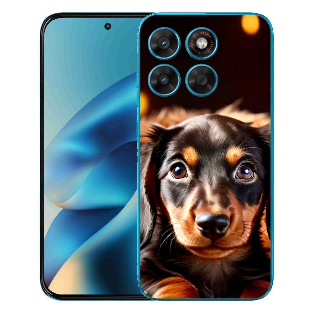 mmCase géltok a Motorola Moto G87/G77/G67 készülékekhez – dachshund