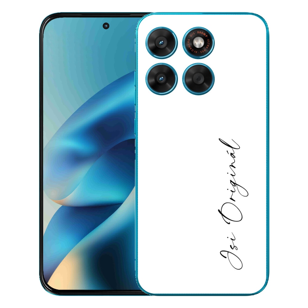 mmCase géltok a Motorola Moto G87/G77/G67-hez – eredeti, fehér háttérrel