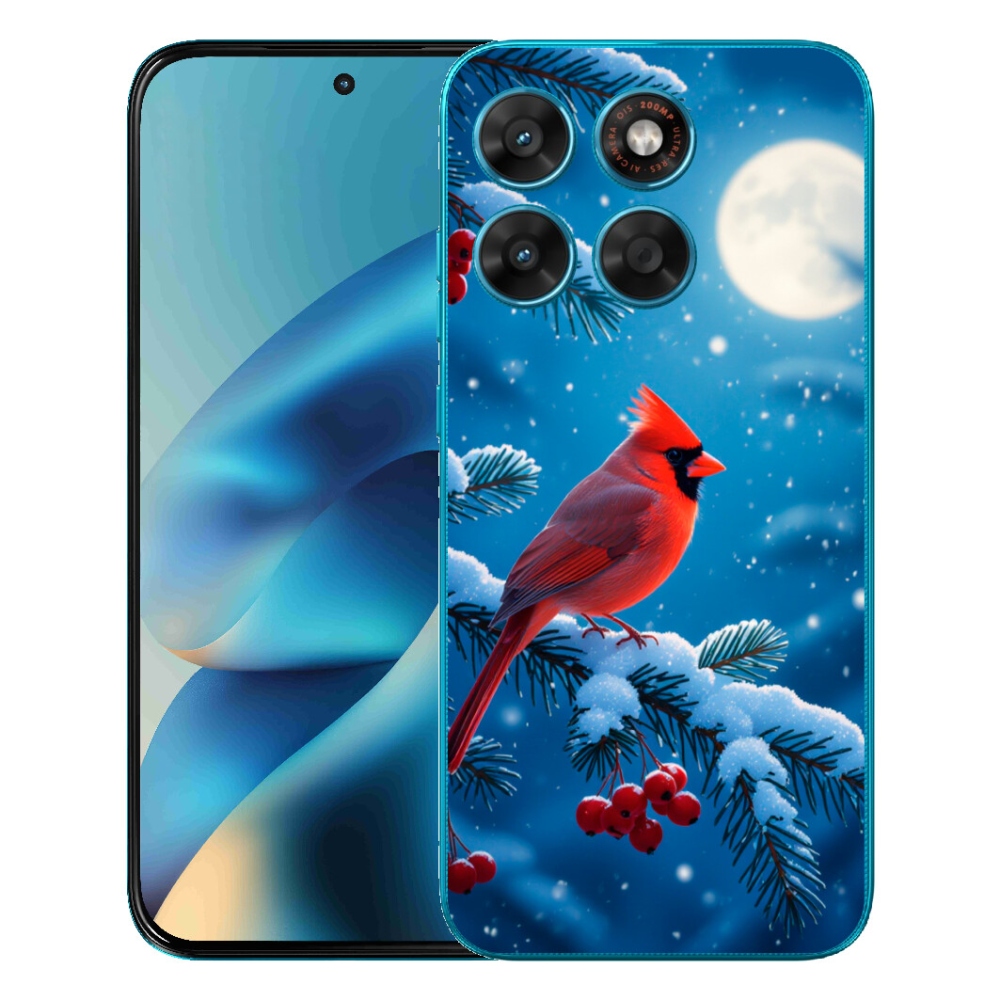 mmCase gélhuzat a Motorola Moto G87/G77/G67 készülékekhez – kardinális piros