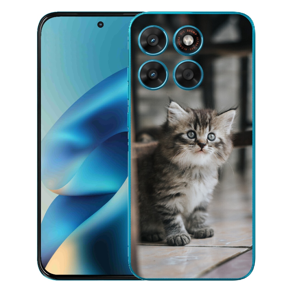 mmCase gél tok a Motorola Moto G87/G77/G67 készülékekhez – cica