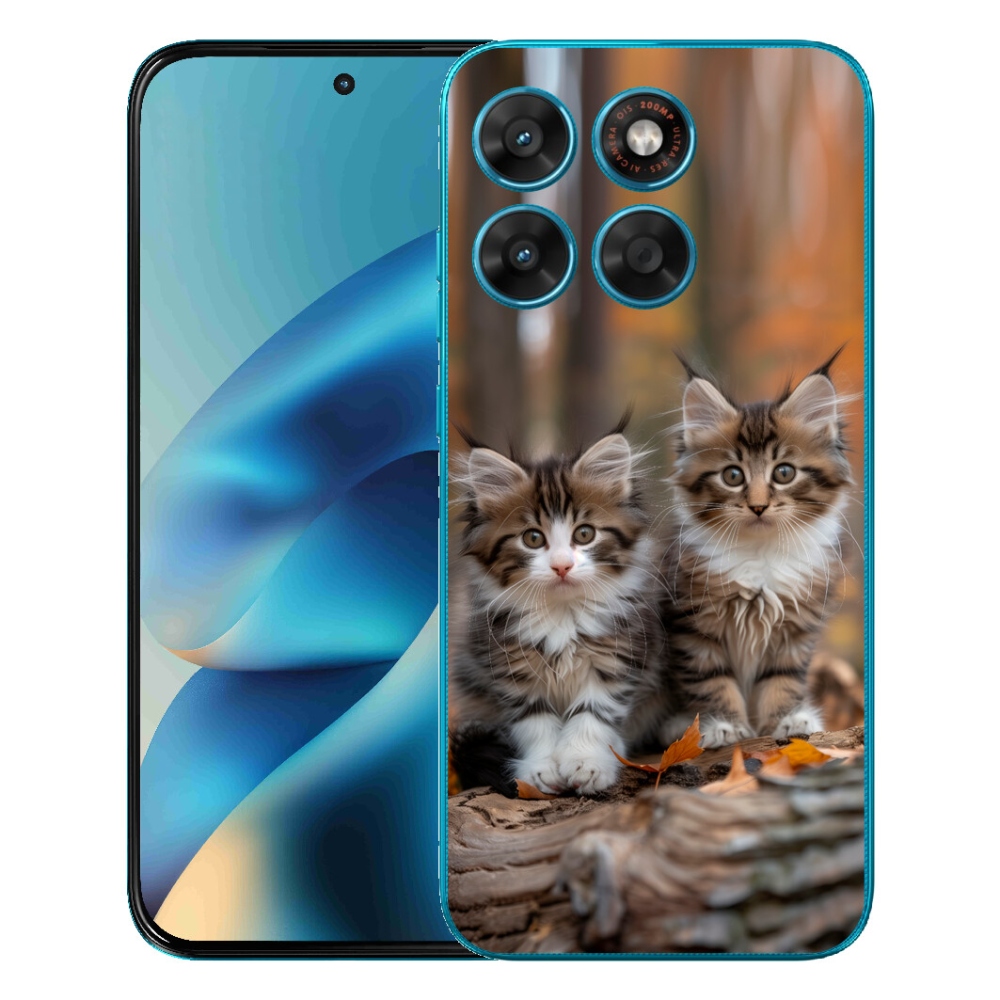 mmCase géltok a Motorola Moto G87/G77/G67 készülékekhez – macska-duó 3