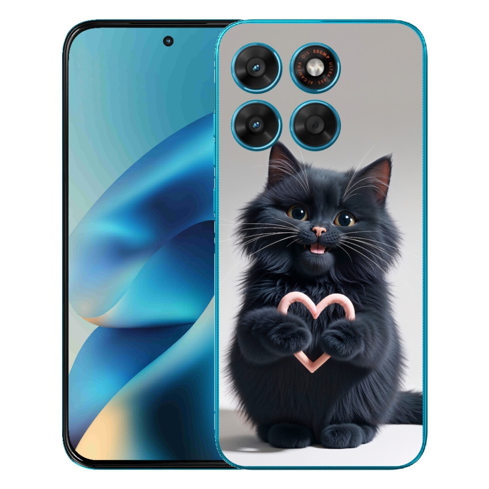 mmCase géltok a Motorola Moto G87/G77/G67 készülékekhez – Macska szerelem 3