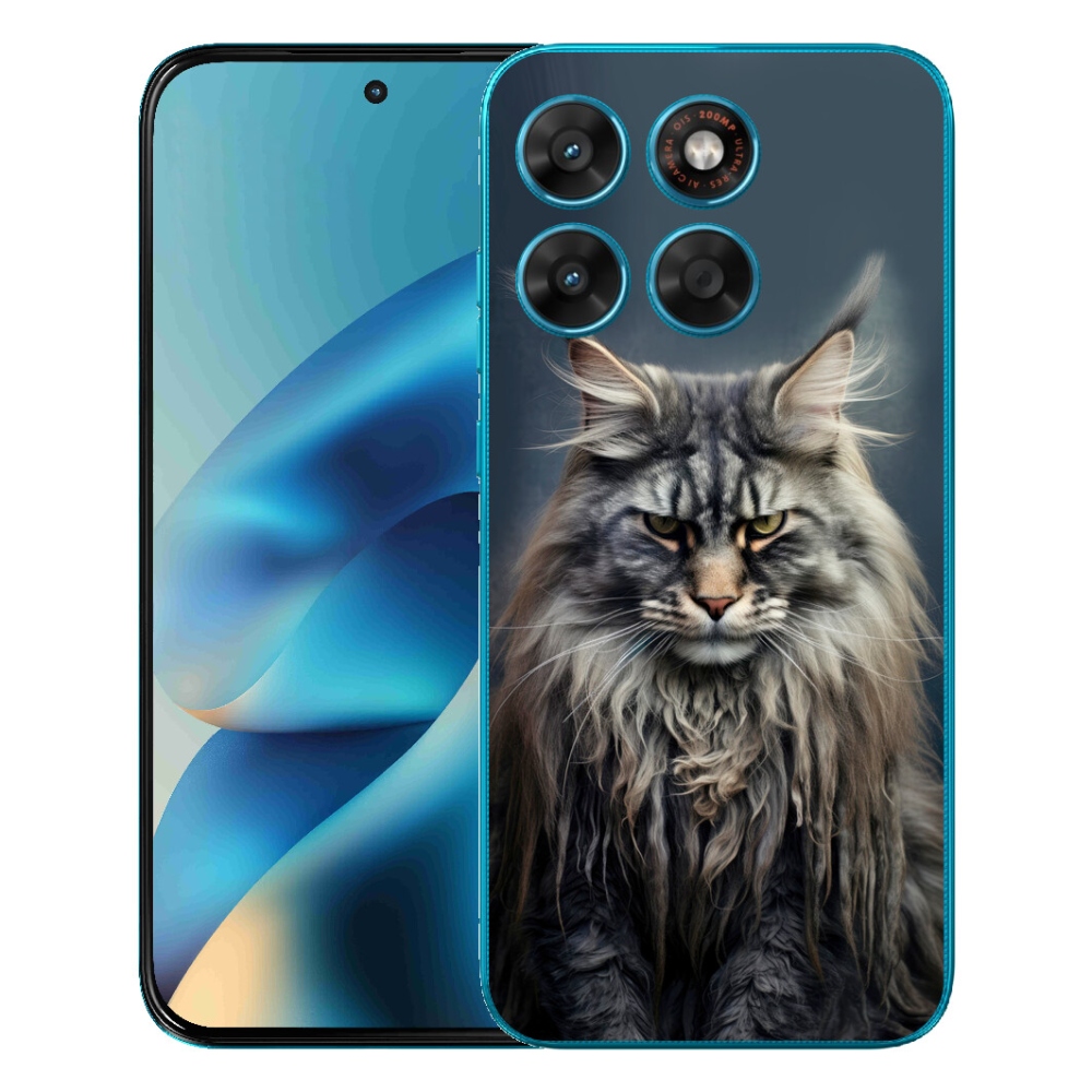 mmCase gélhuzat a Motorola Moto G87/G77/G67 készülékekhez – macskás mintás 4