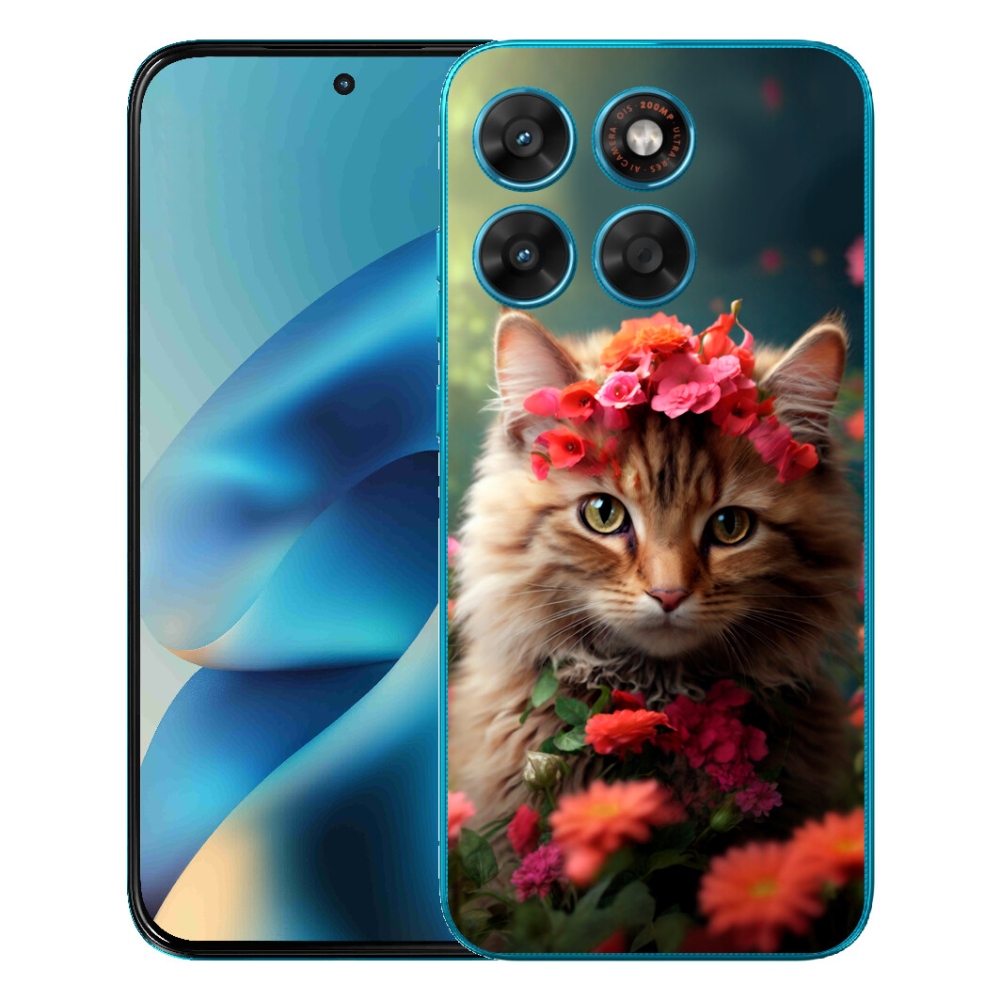 mmCase géltok a Motorola Moto G87/G77/G67 készülékekhez – Macska hercegnő
