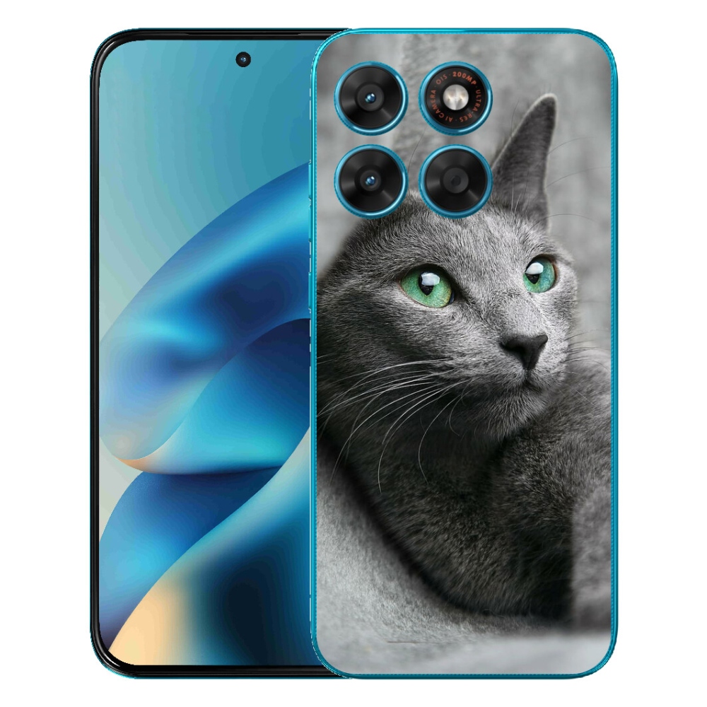 mmCase gél tok a Motorola Moto G87/G77/G67 készülékekhez – macska 2