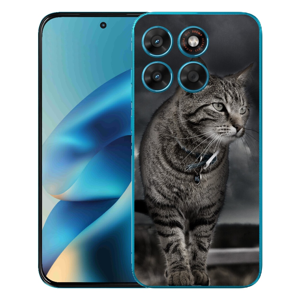 mmCase gélhuzat a Motorola Moto G87/G77/G67-hez – macska