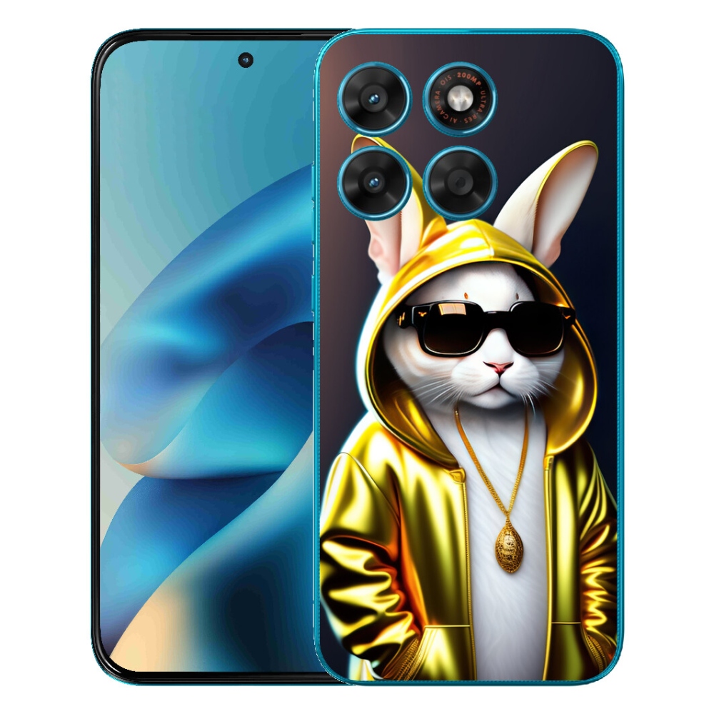 mmCase gél tok a Motorola Moto G87/G77/G67 készülékekhez – macska boss