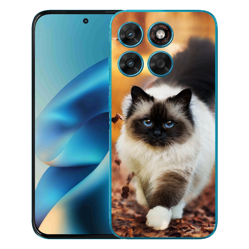 mmCase géltok a Motorola Moto G87/G77/G67 készülékekhez – macska