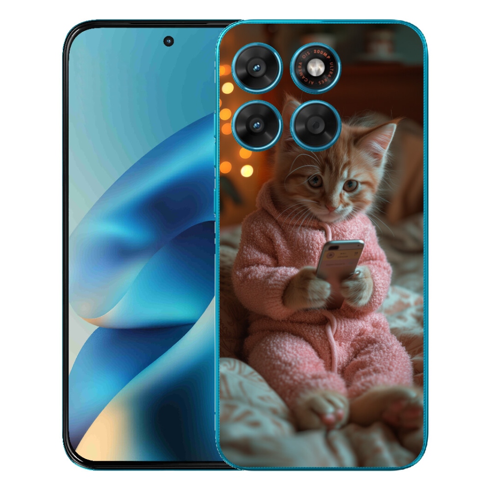 mmCase géltok a Motorola Moto G87/G77/G67-hez – cica mobiltelefonnal
