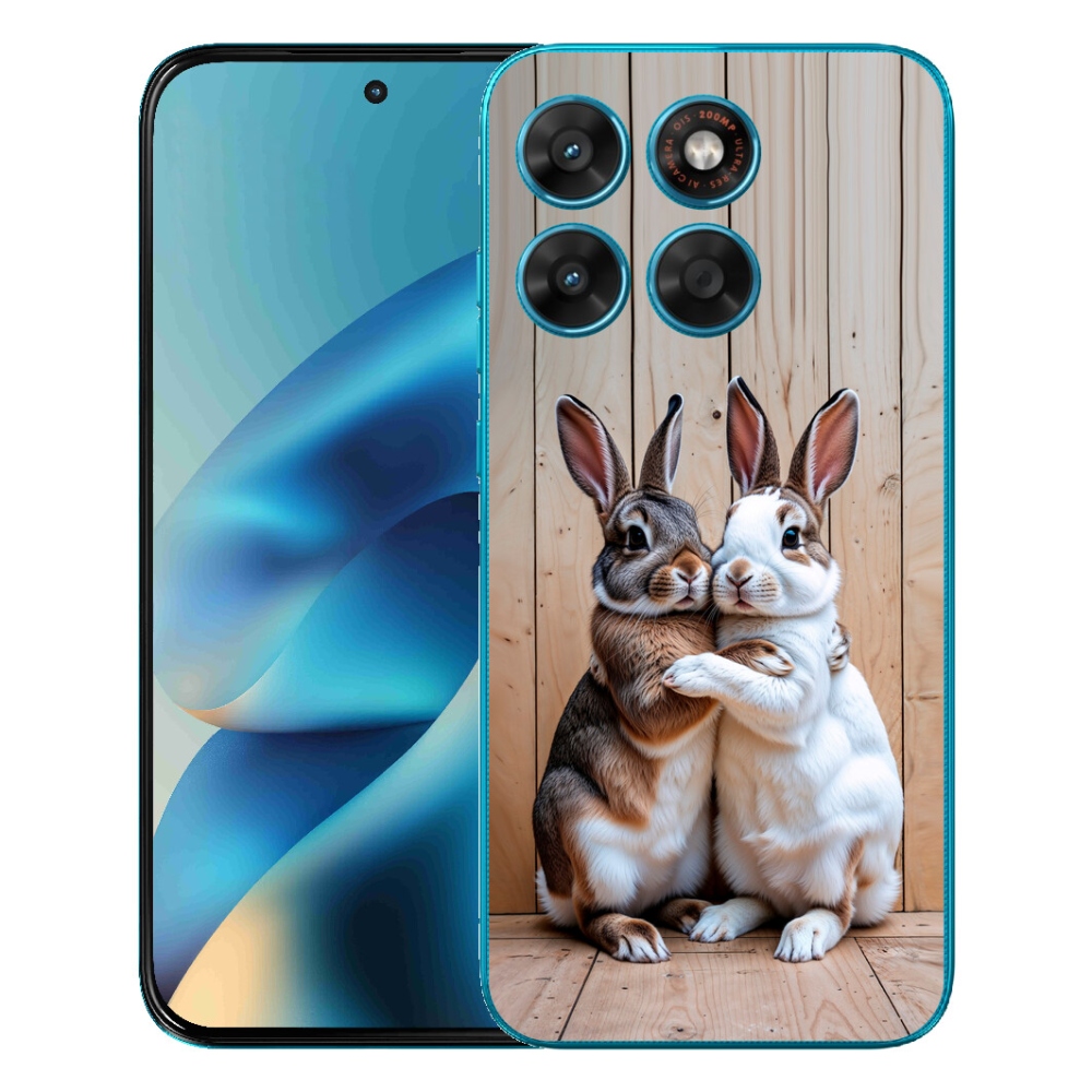 mmCase géltok a Motorola Moto G87/G77/G67 készülékekhez – nyúlpár