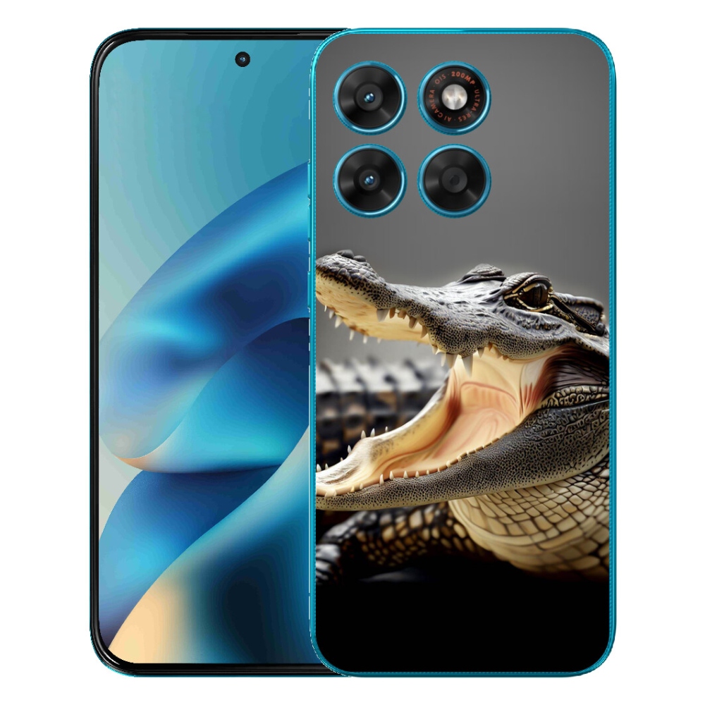mmCase gélhuzat a Motorola Moto G87/G77/G67-hez – krokodilminta