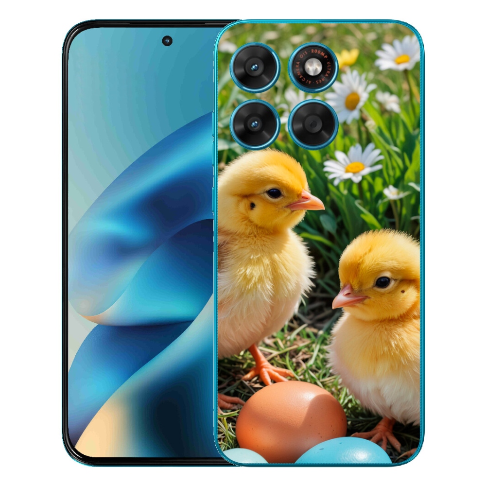 mmCase gél tok a Motorola Moto G87/G77/G67 készülékekhez – csibék