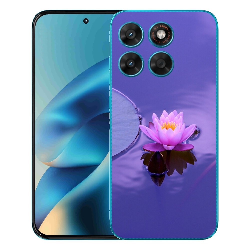 mmCase géltok a Motorola Moto G87/G77/G67 készülékekhez – virág a víz felszínén