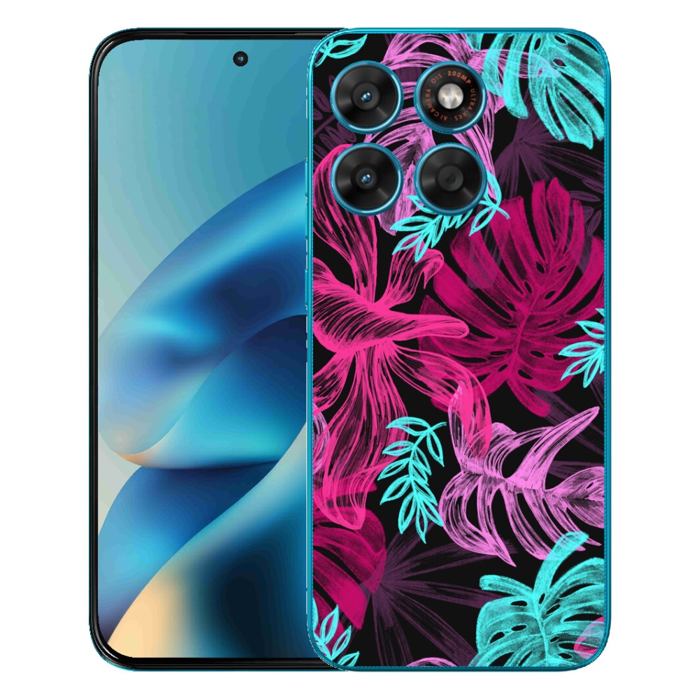 mmCase gél tok a Motorola Moto G87/G77/G67 készülékekhez – virágok 1