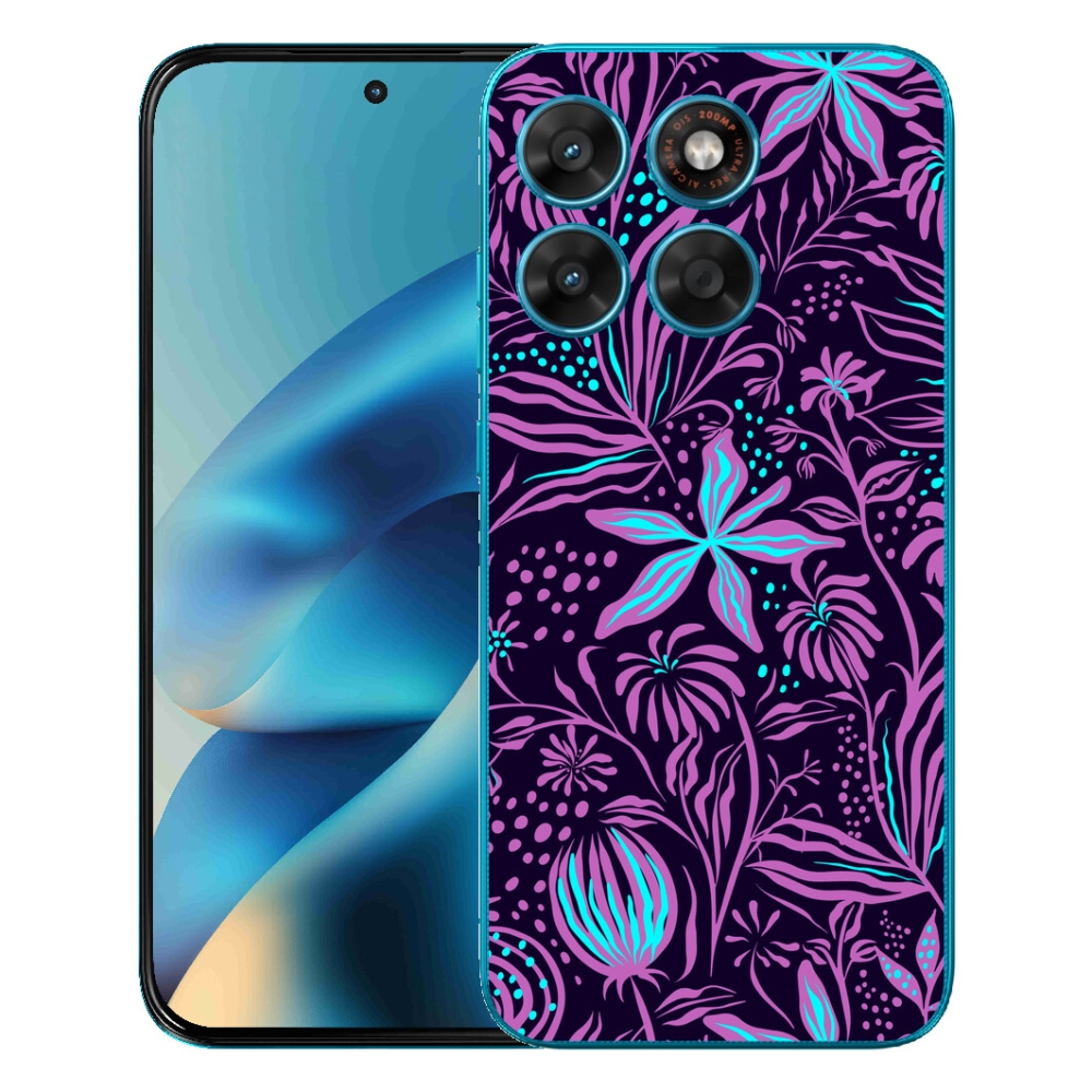 mmCase gél tok a Motorola Moto G87/G77/G67 készülékekhez – virágok 2