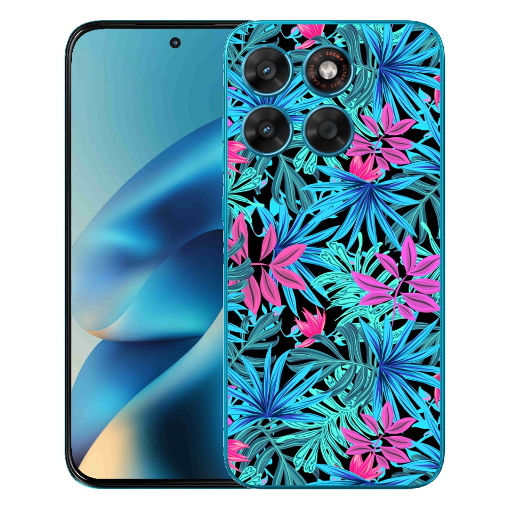 mmCase gél tok a Motorola Moto G87/G77/G67 készülékekhez – virágok 3