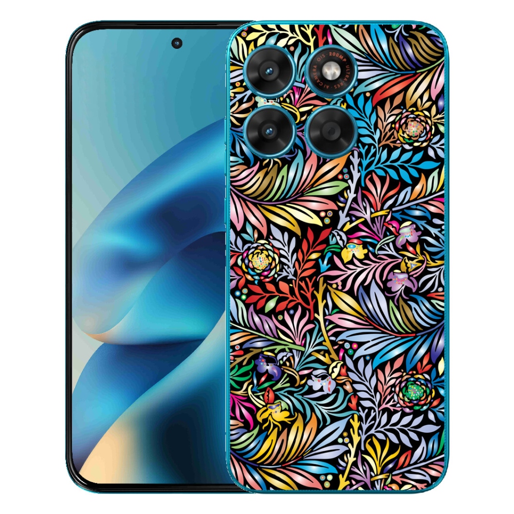 mmCase gél tok a Motorola Moto G87/G77/G67 készülékekhez – virágok 5