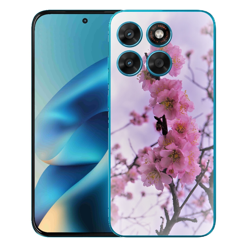 mmCase gél tok a Motorola Moto G87/G77/G67 készülékekhez – virágok 7