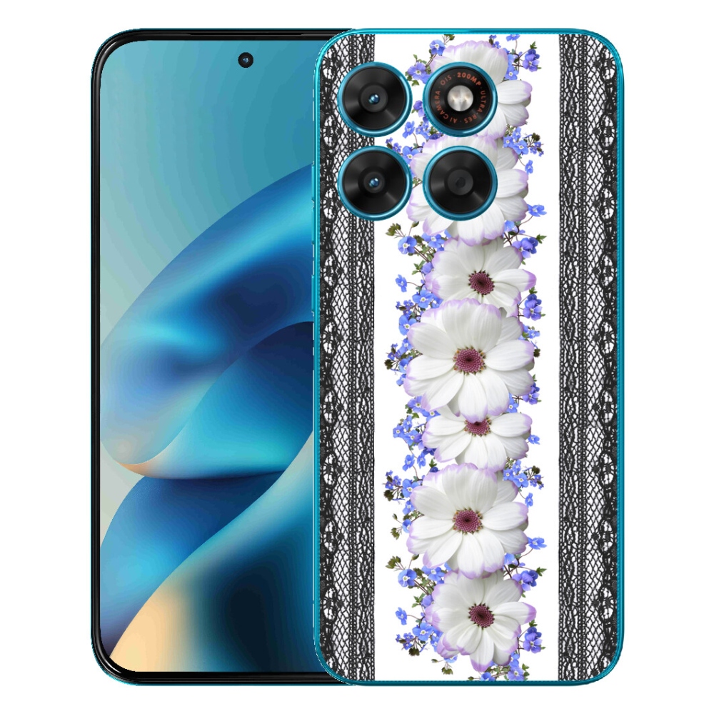 mmCase gél tok a Motorola Moto G87/G77/G67 készülékekhez – virágok 8