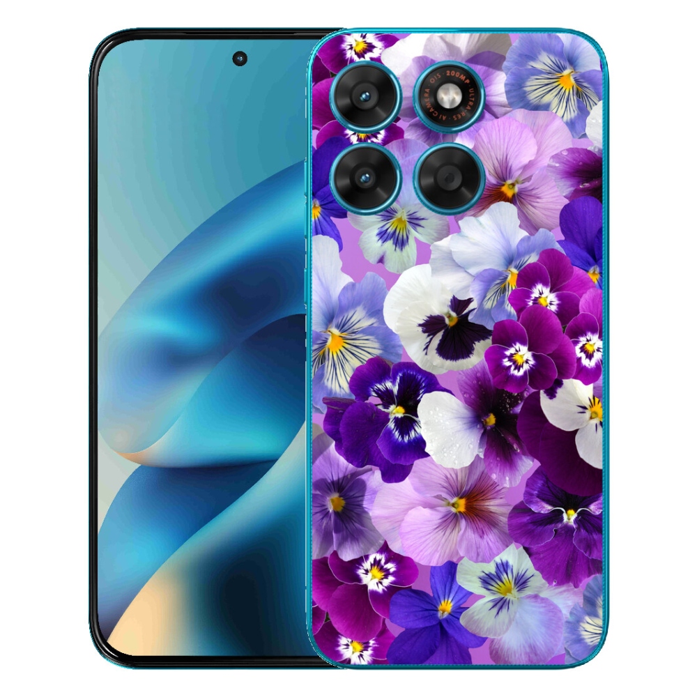 mmCase gél tok a Motorola Moto G87/G77/G67 készülékekhez – virágok 9