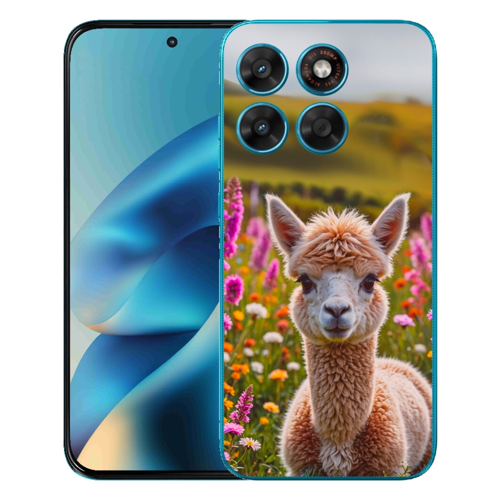 mmCase géltok a Motorola Moto G87/G77/G67 készülékekhez – láma a réten