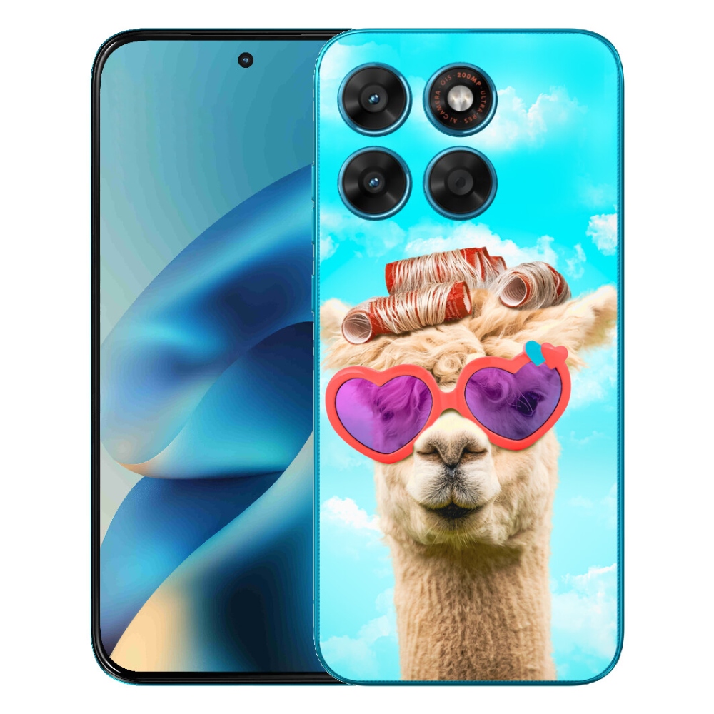 mmCase gél tok a Motorola Moto G87/G77/G67-hez – szemüveges láma