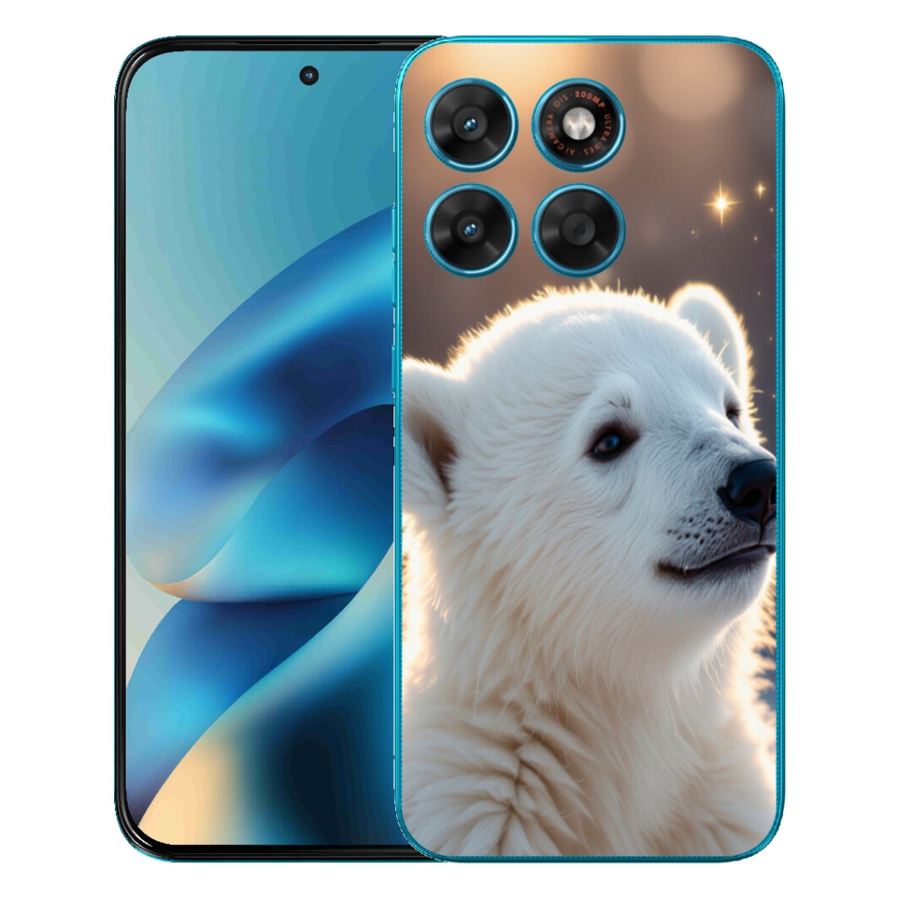 mmCase géltok a Motorola Moto G87/G77/G67 készülékekhez – jegesmedve
