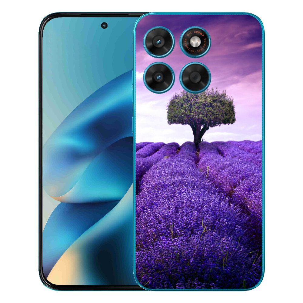 mmCase gélhuzat a Motorola Moto G87/G77/G67-hez – levendulás rét