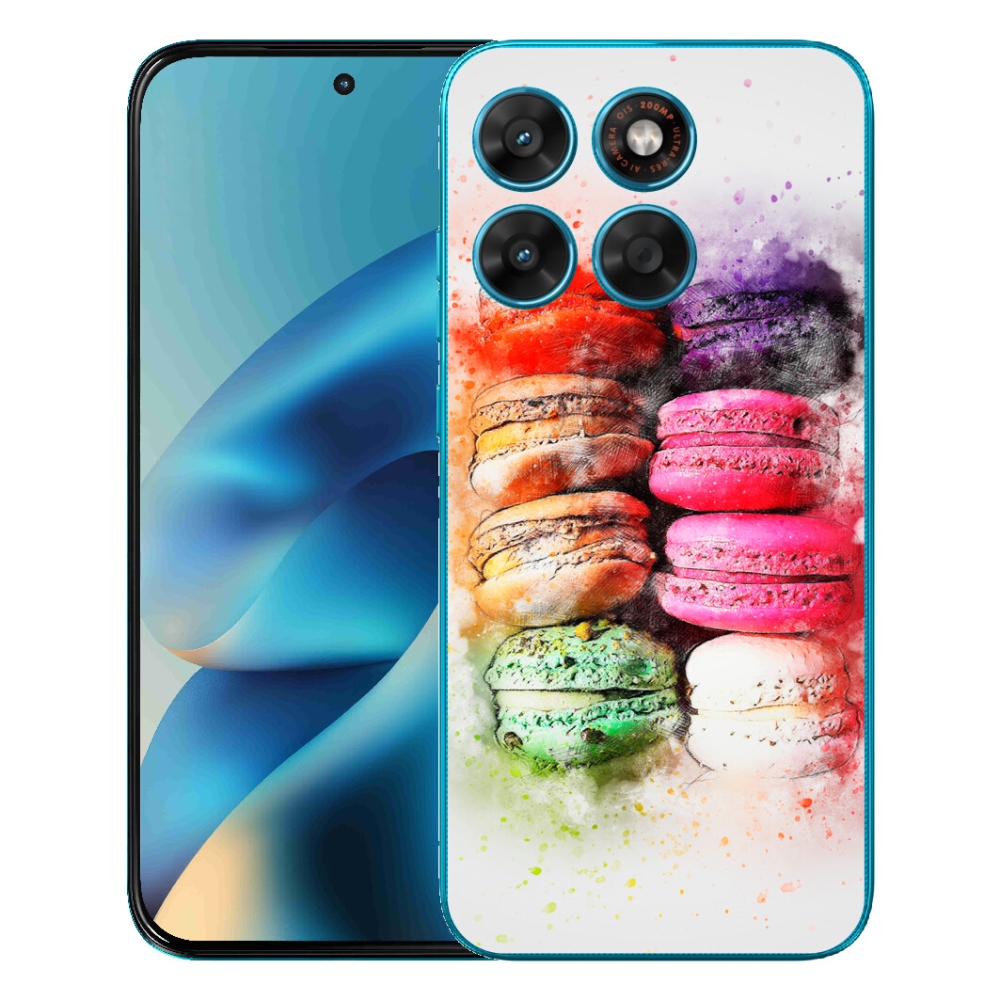 mmCase géltok a Motorola Moto G87/G77/G67 készülékekhez – macaronok