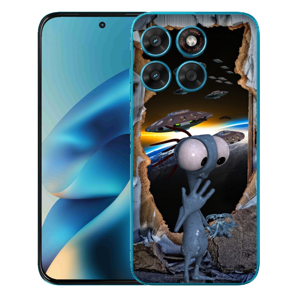 mmCase gélhuzat a Motorola Moto G87/G77/G67-hez – űrlény