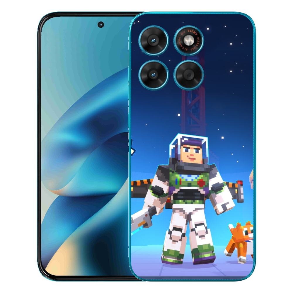 mmCase gél tok a Motorola Moto G87/G77/G67 készülékekhez – Minecraft 2