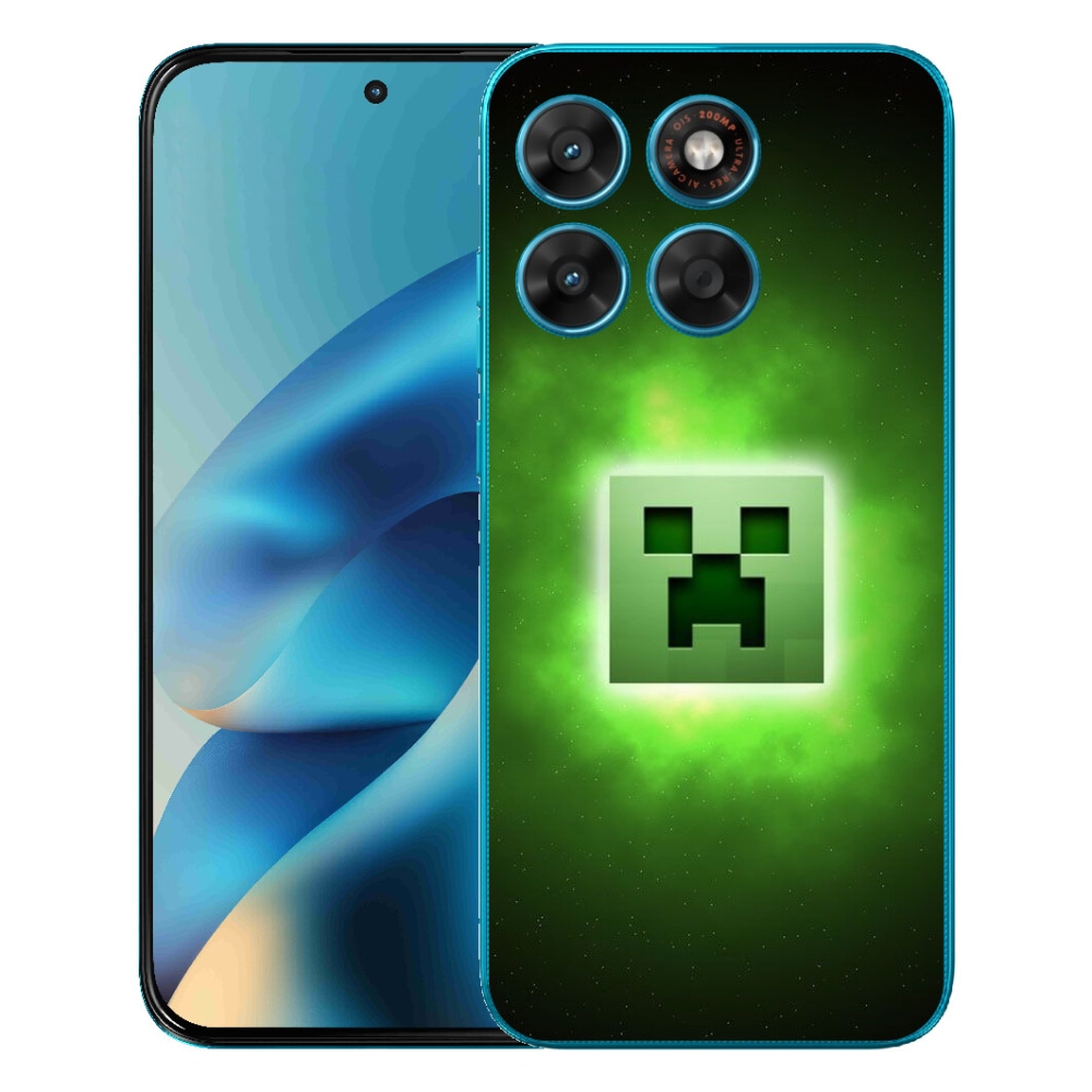 mmCase gél tok a Motorola Moto G87/G77/G67 készülékekhez – Minecraft
