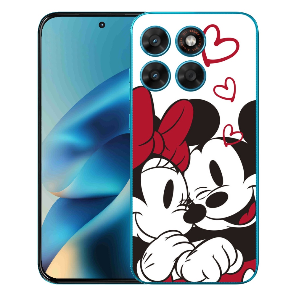 mmCase géltok a Motorola Moto G87/G77/G67 készülékekhez – Minnie és Mickey