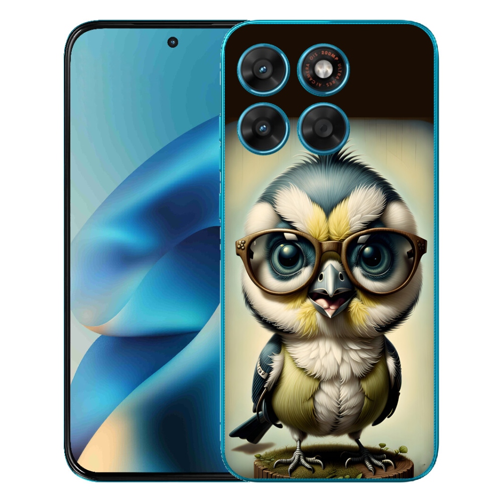 mmCase gél tok a Motorola Moto G87/G77/G67-hez – szemüveges gyerek