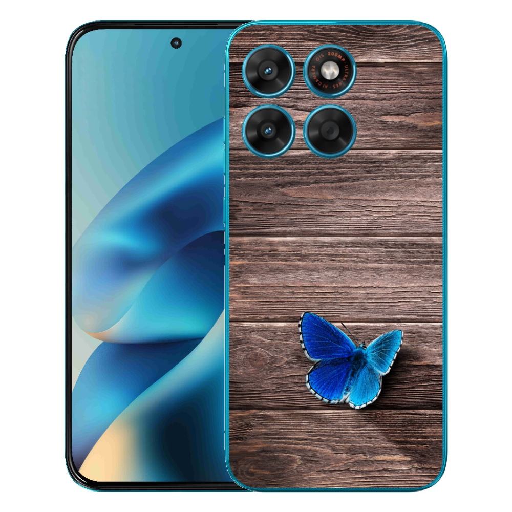 mmCase géltok a Motorola Moto G87/G77/G67 készülékekhez – kék pillangó 1