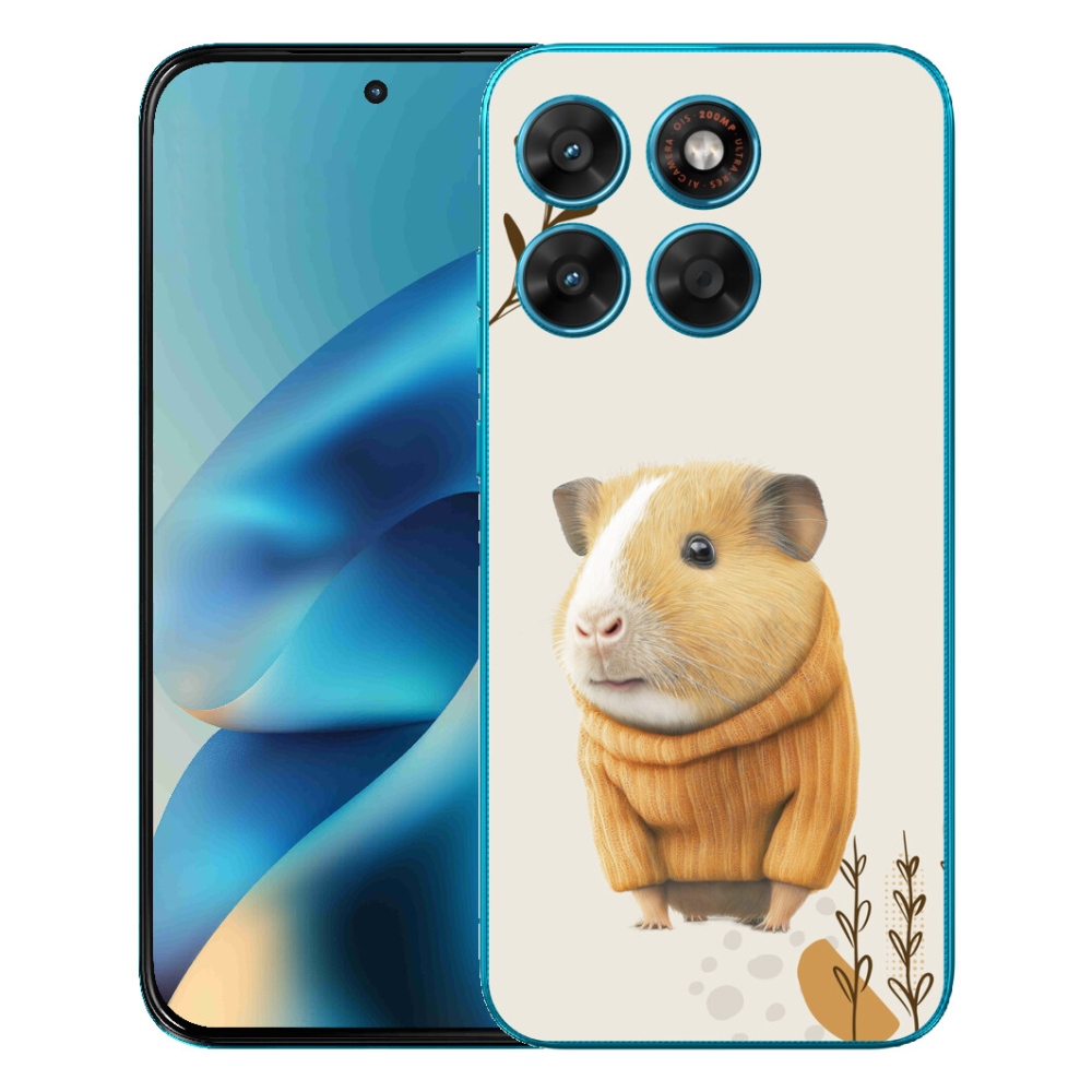 mmCase géltok a Motorola Moto G87/G77/G67 készülékekhez – pulóveres tengerimalac