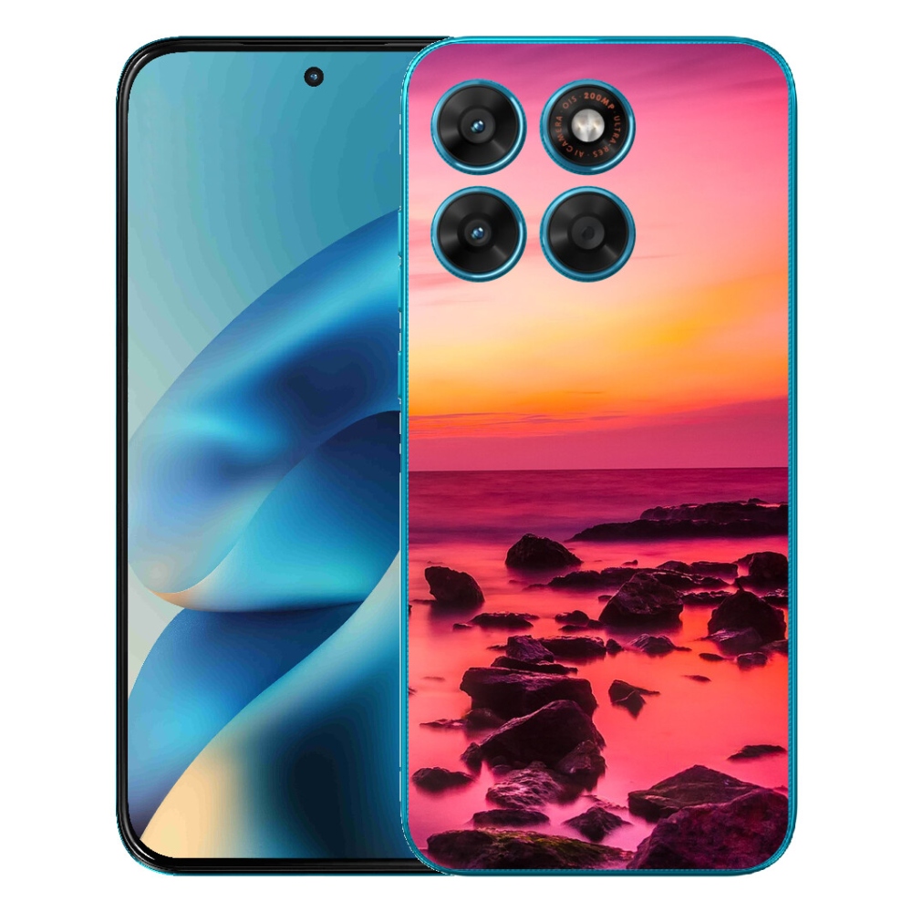 mmCase gél tok a Motorola Moto G87/G77/G67 készülékekhez – tenger és ragyogás