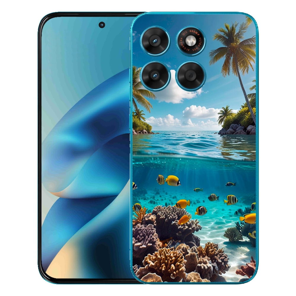 mmCase géltok a Motorola Moto G87/G77/G67 készülékekhez – Tengeri világ 4