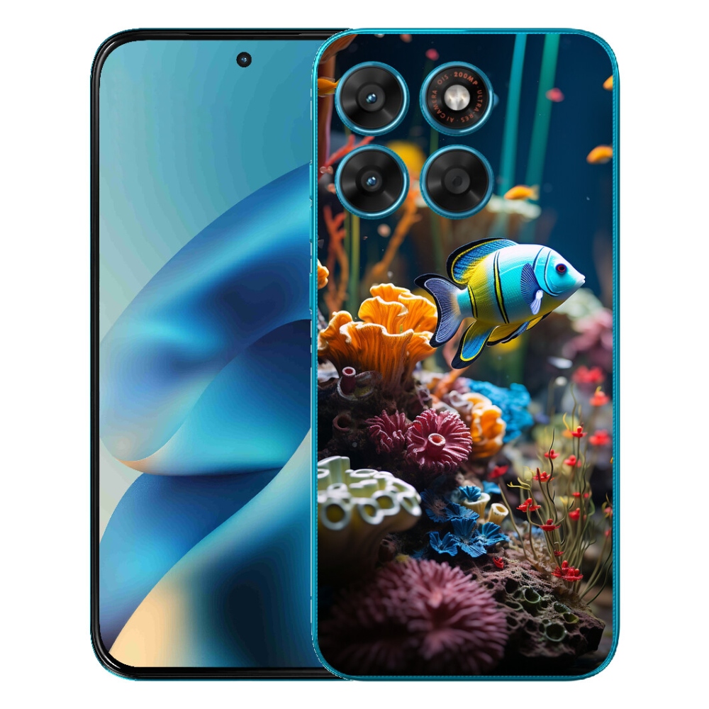 mmCase géltok a Motorola Moto G87/G77/G67 készülékekhez – Tengeri világ 5