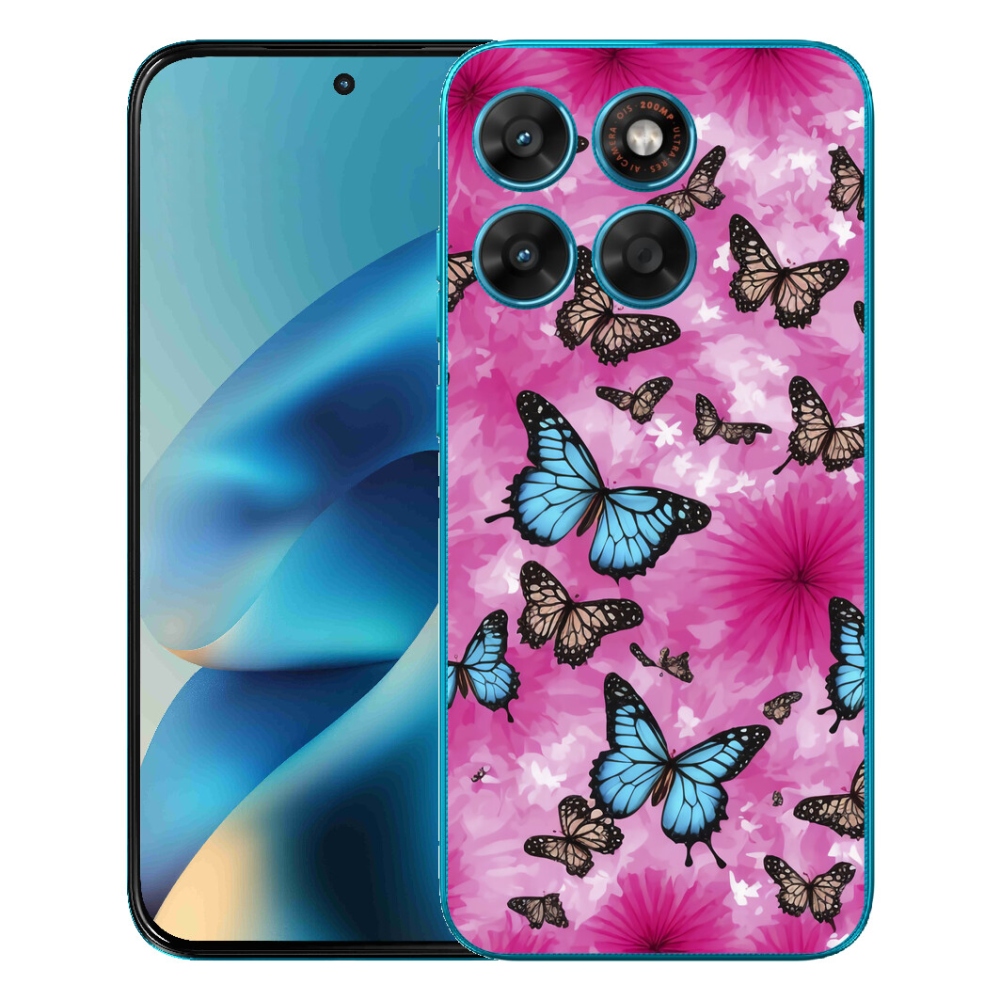 mmCase géltok a Motorola Moto G87/G77/G67 készülékekhez – pillangókert