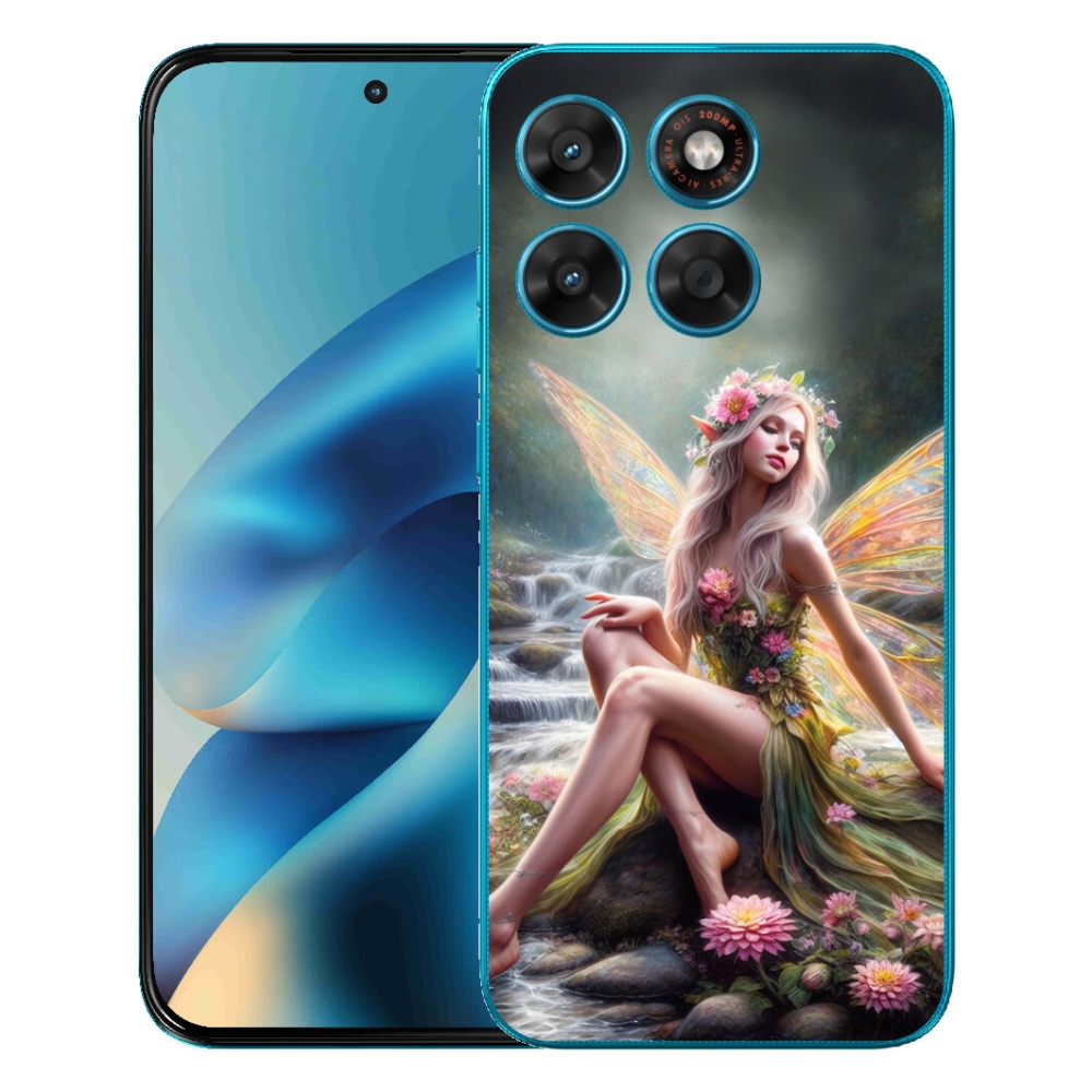 mmCase gélhuzat a Motorola Moto G87/G77/G67-hez – pillangós nő 1