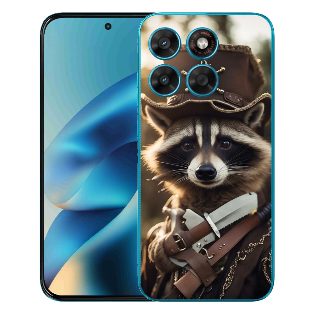 mmCase gélhuzat a Motorola Moto G87/G77/G67-hez – egyenruhás mosómedve