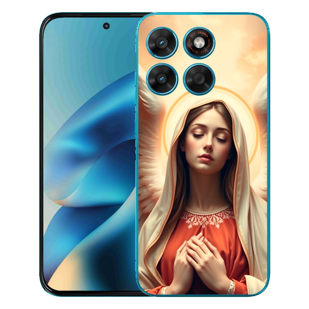 mmCase gél tok a Motorola Moto G87/G77/G67 készülékekhez – vallási motívummal